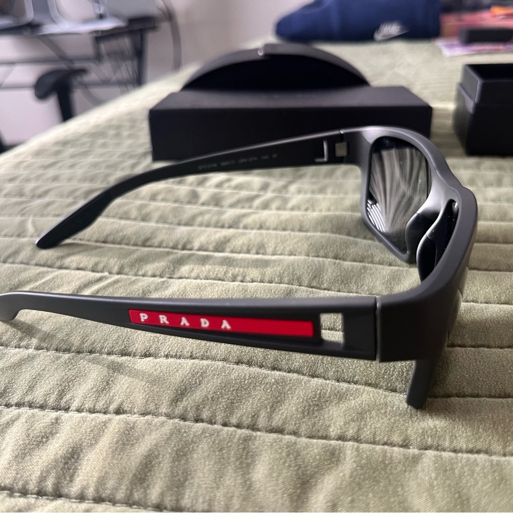 Prada Linea Rossa Black Sunglasses - Picture 4 of 6